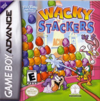 Tiny Toon Adventures: Wacky Stackers PAL GameBoy Advance PAL box art